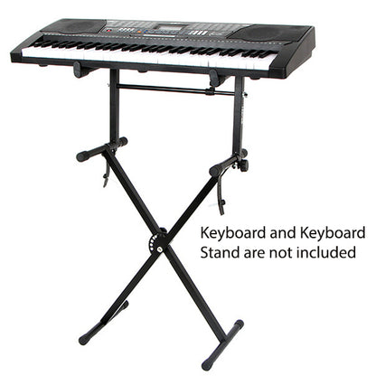 BSL Q50 2 Tier Music Keyboard Stand Extension Adapter Arm Second Tier Extra Hight (Black)