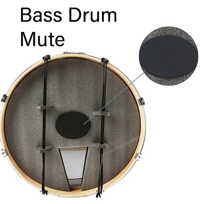 BSL 8 Piece Drum Mute Set and Cymbal Mute For Acoustic Drum Kit Set for Silent Practice