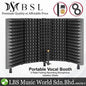 BSL M-100 Adjustable Microphone Tripod Stand with Mic Holder Floor Standing and PVB Shield (M100)