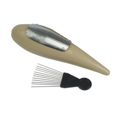 BSL GBW03 Guiro with Brush and Steel Medal Plate Percussion