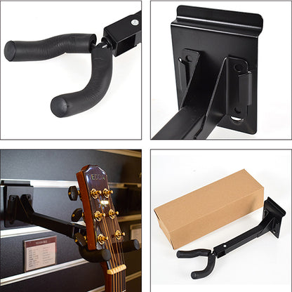 BSL J-11 Guitar Wall Holder Hook Hanger Bracket Mount for Steel Wall Slot or Concrete Wall (J11)