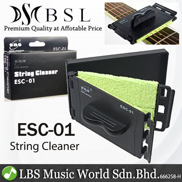 BSL ESC-01 360 Degree String Cleaner Clip-On Clean Action to Prolong the Lifespan of Strings (ESC01)