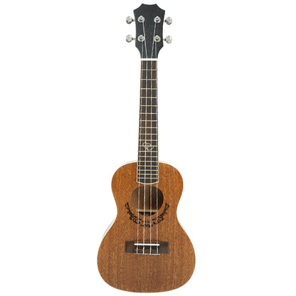 BSL Wolf Series 23 inch Solid Top Concert Ukulele Package Hawaii Guitar - Mahogany