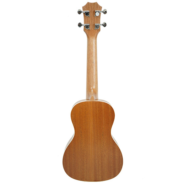 BSL Wolf Series 23 inch Solid Top Concert Ukulele Package Hawaii Guitar - Mahogany