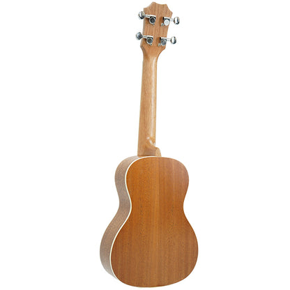 BSL Wolf Series 23 inch Solid Top Concert Ukulele Package Hawaii Guitar - Mahogany