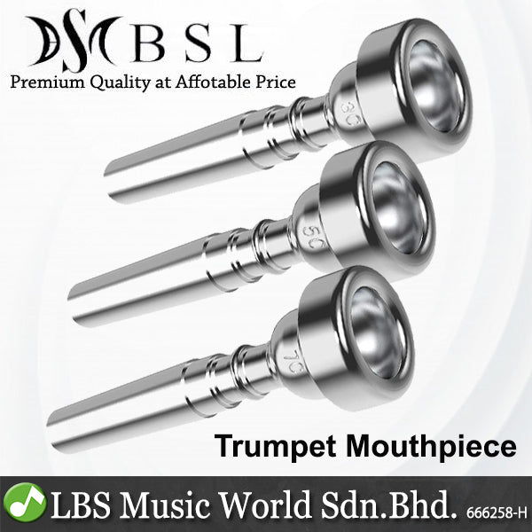 BSL 3C 5C 7C Trumpet Mouthpiece Silver or Gold Plated Mouth Piece Yamaha Pearl Jupiter Bach Allora