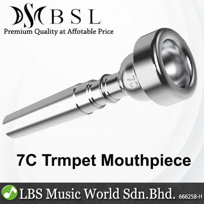 BSL 3C 5C 7C Trumpet Mouthpiece Silver or Gold Plated Mouth Piece Yamaha Pearl Jupiter Bach Allora