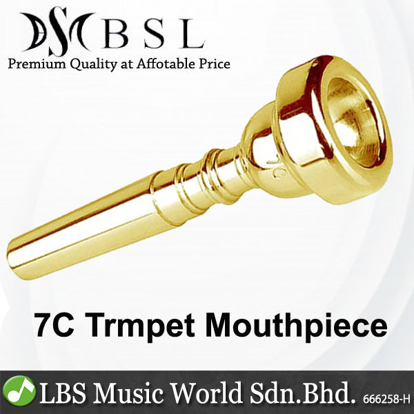 BSL 3C 5C 7C Trumpet Mouthpiece Silver or Gold Plated Mouth Piece Yamaha Pearl Jupiter Bach Allora
