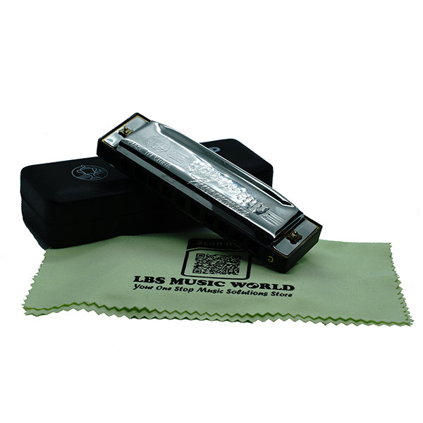 BSL C Key Harmonica Stainless Steel Beginner Harmonica 24 20 16 10 Hole With Carrying Case