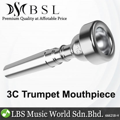 BSL 3C 5C 7C Trumpet Mouthpiece Silver or Gold Plated Mouth Piece Yamaha Pearl Jupiter Bach Allora