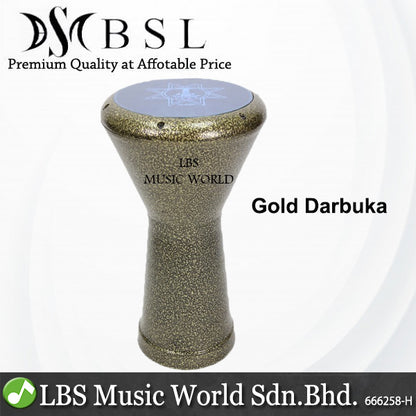 BSL Aleskandaria Darbuka Steel Body With Carrying bag Drum Skin Tuning Key
