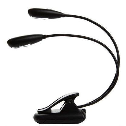 BSL EL02 Music Stand 4 LED Lighting Clip  for Reading, Music Stand, Book Rest, Monitor Laptop and Light Clamp (USB Charging)