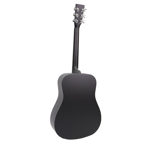 BSL 41 Inch Black Acoustic Guitar Full Size Guitar Package With Bag Strap Pick String Allen Key