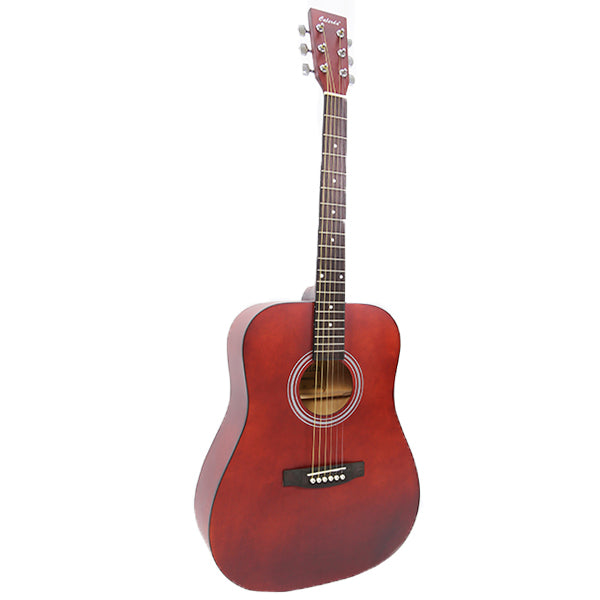 BSL 41 Inch Full Red Acoustic Guitar Full Size Guitar Package With Bag Strap Pick String Allen Key