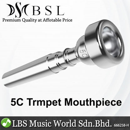 BSL 3C 5C 7C Trumpet Mouthpiece Silver or Gold Plated Mouth Piece Yamaha Pearl Jupiter Bach Allora