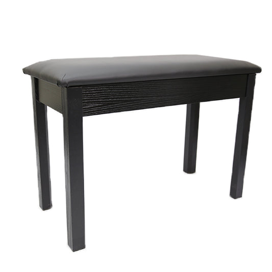 BSL Q110H Black Piano Bench Leather Padded Double Set Digital Keyboard With Storage Box (Q110 H)