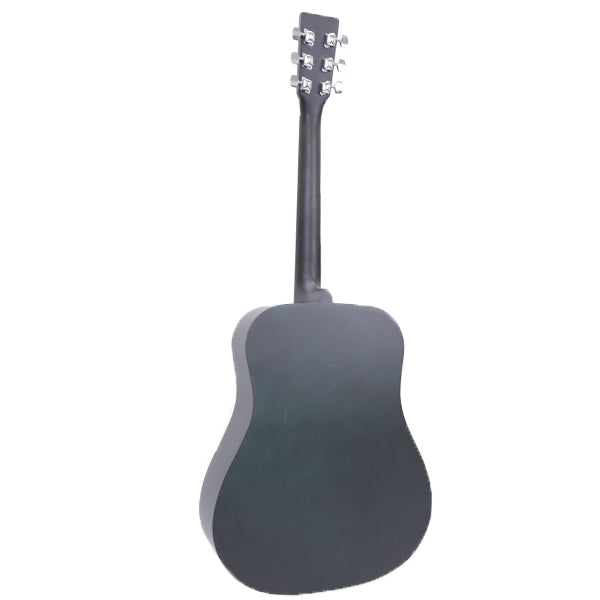 BSL 41 Inch Green Acoustic Guitar Full Size Guitar Package With Bag Strap Pick String Allen Key