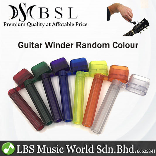 BSL String Winder Speed Peg Pin and Remover Tool for Acoustic Bass Electric Guitar Ukulele Violin (Random Colour)