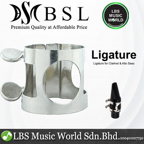 BSL Clarinet Mouthpiece Ligature Screws Adjust Nickel Plated