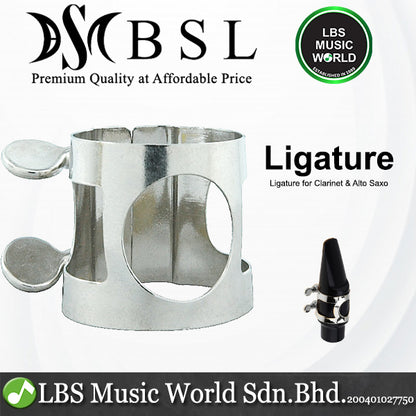 BSL Clarinet Mouthpiece Ligature Screws Adjust Nickel Plated