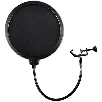 BSL Double Layer Pop Filter Condenser Mic Studio Microphone Windscreen Mask Block Wind Shield