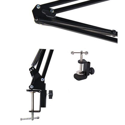 BSL NB-35 Mic Stand Table Mounting Clamp with Boom Arm Recording Microphone Foldable Holder (NB35)