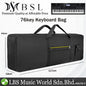 BSL 76 Key Keyboard Bag Padded Backpack For Music Electric Keyboard Piano Carry Soft Case