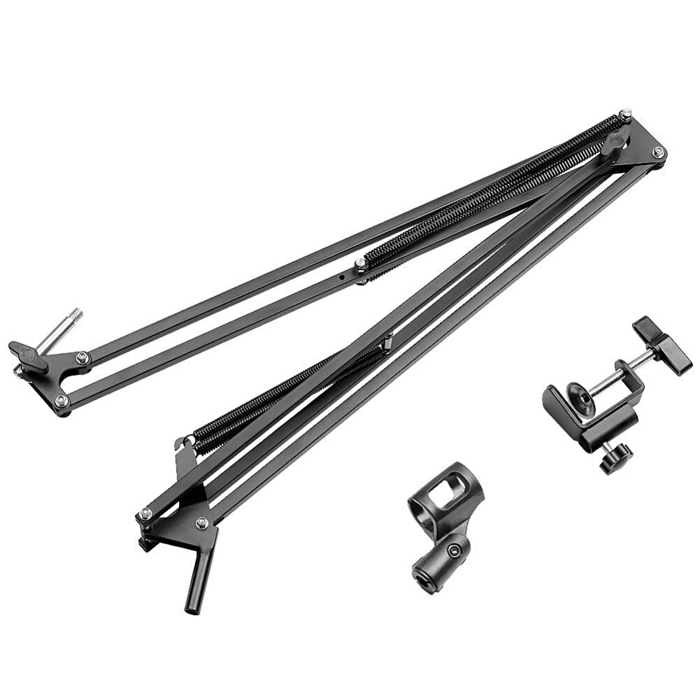 BSL NB-35 Mic Stand Table Mounting Clamp with Boom Arm Recording Microphone Foldable Holder (NB35)