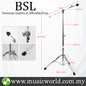 BSL G400 Boom Cymbal Stand Adjustable Foldable Double Braced Heavy Duty Cymbals Lightweight