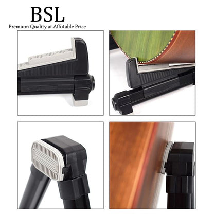 BSL J-20 Foldable Guitar Stand A Frame Folding Universal For Guitar Bass Violin Banjo Mandolin Electric (Black)