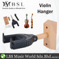 BSL Punk Wood Violin Auto Lock Hanger Viola Ukulele Hanger Wall Slot or Screw