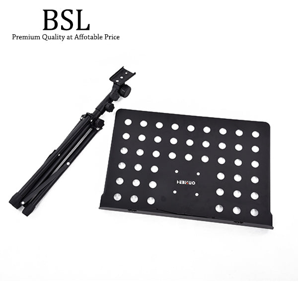 BSL Conductor Music Stand Adjustable Heavy Duty Holder for Food Menu Display, Score Sheet, Quran Book & Orchestra (P-06 P-01)