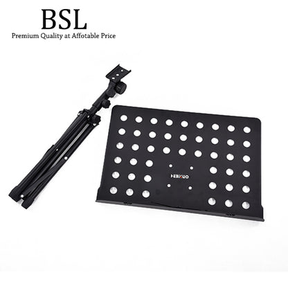 BSL Conductor Music Stand Adjustable Heavy Duty Holder for Food Menu Display, Score Sheet, Quran Book & Orchestra (P-06 P-01)