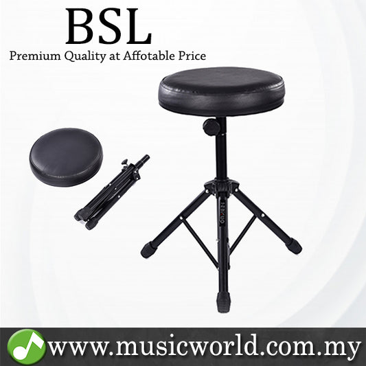 BSL D-91 Drum Stool Drum Chair Cushion Padded Adjustable Comfortable Heavy Duty Throne