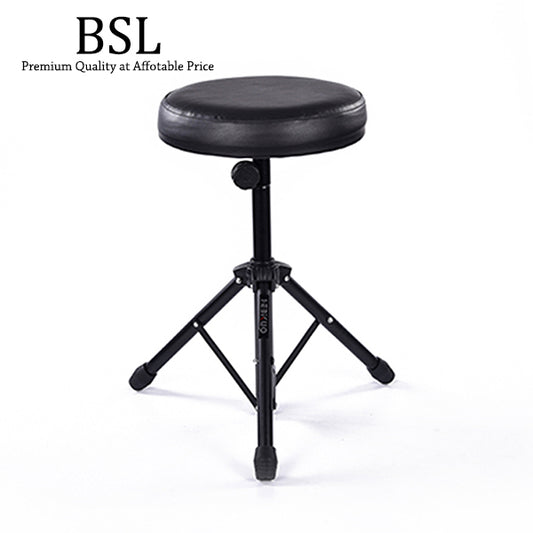 BSL D-91 Drum Stool Drum Chair Cushion Padded Adjustable Comfortable Heavy Duty Throne