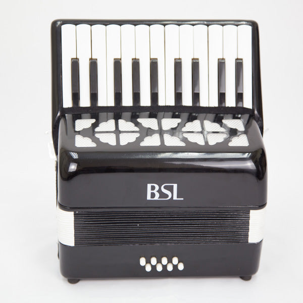 BSL Accordion 22 Key 8 Bass Accordion Wind Piano Organ Black With Bag