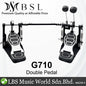 BSL G710 Double Pedal Double Bass Drum Dual Foot Kick Double Chain Interchangeable Pedal
