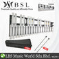 BSL 30 Note Foldable Glockenspiel Vibraphone Xylophone Bell Aluminium Bar Music Instrument With Bag and Mallet