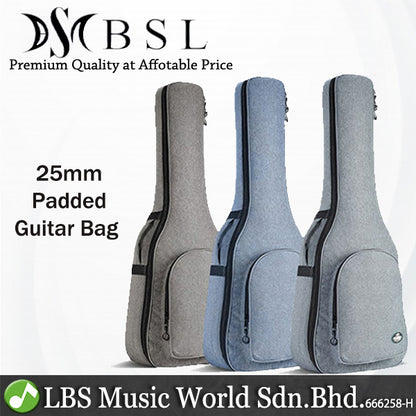 BSL 25mm Extra Padded Guitar Bag for Acoustic and Classical Guitar