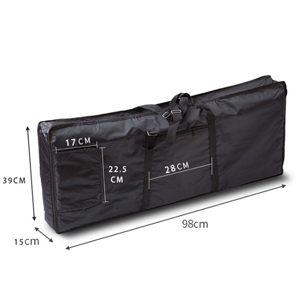BSL 61 Key Piano Bag Keyboard Bagpack 5mm Padded Bag Piano Case Music Keyboard Bag