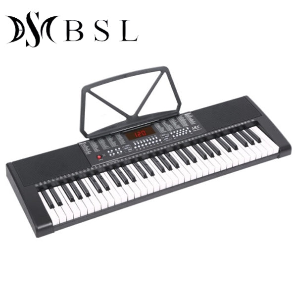 BSL M-1 61 Key Self Learning Portable Keyboard Organ Electronic Music Digital Piano with Stand (M1)