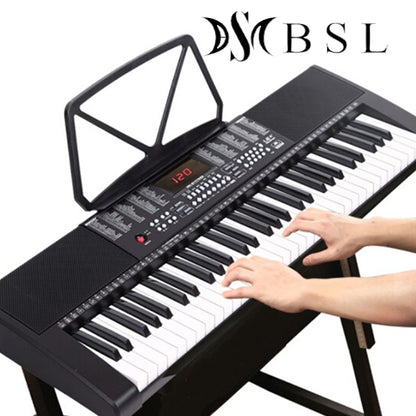 BSL M-1 61 Key Self Learning Portable Keyboard Organ Electronic Music Digital Piano Complete (M1)