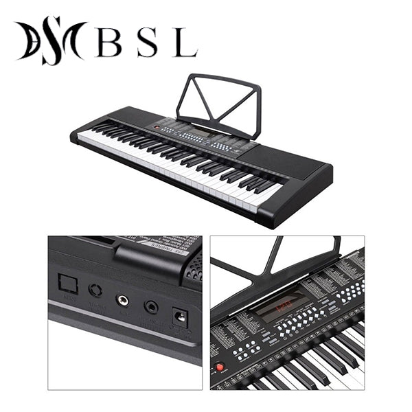 BSL M-1 61 Key Self Learning Portable Keyboard Organ Electronic Music Digital Piano Complete (M1)
