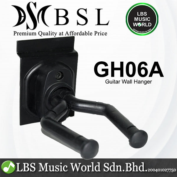 BSL GH06A Wall Mount Hanger for Guitar String Instrument