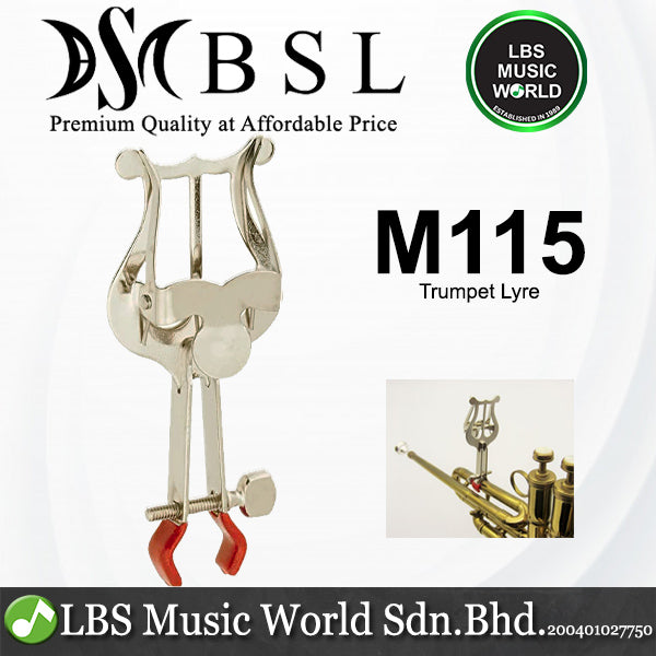 BSL M115 Metal Marching Clip Sheet Holder Trumpet Lyre