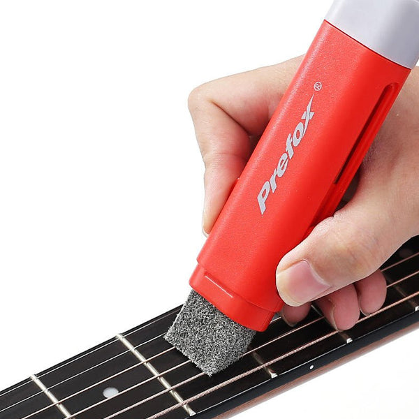 BSL AC301 Prefox Oil String Stick Derusting 2 in 1 Double Headed Fretboard Guitar Cleaning Anti Rust - Random Colour