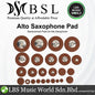 BSL Saxophone Pad 25 Pieces Replacement for Alto Saxophone (25pcs)