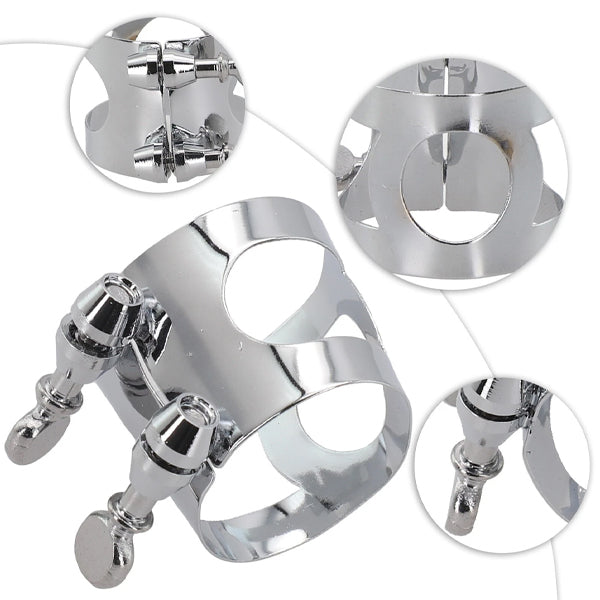 BSL Mouthpiece Ligature Gold Silver for Clarinet and Alto Saxophone