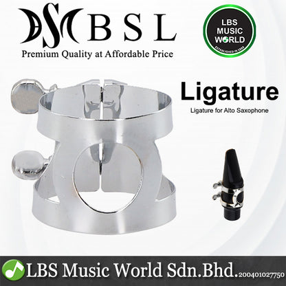 BSL Mouthpiece Ligature Gold Silver for Clarinet and Alto Saxophone
