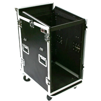 BSL 12 16 with 4U Mixer Mount Cabinet Workstation Rack for Audio Equipment (124U 164U 12 4U 16 4U)